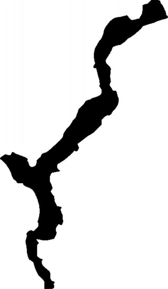 2x Auto Aufkleber "Lago Maggiore" Italien 11cm (4.3") Sticker Decal konturg. - Bild 1 von 1