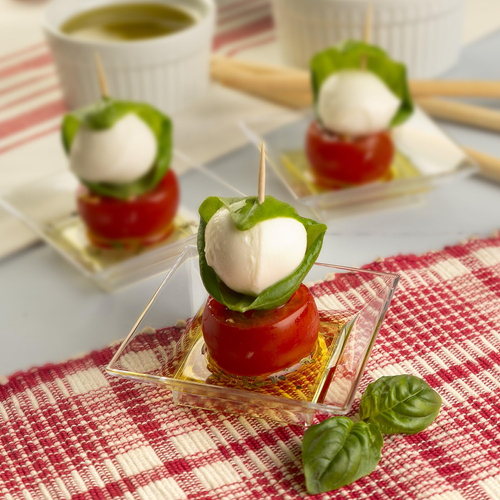 Miniware Plastic Appetizer and Dessert Mini Dishes/Serving Tasting Plates, Deep - Picture 2 of 18