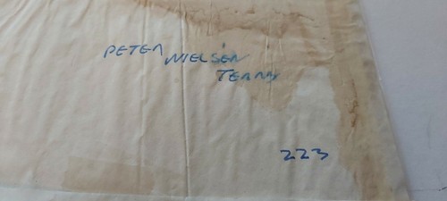 VINTAGE SAMMLUNG PETER WEILSEN TERNY SIGNIERTE SEITE & COA - Bild 2 von 2