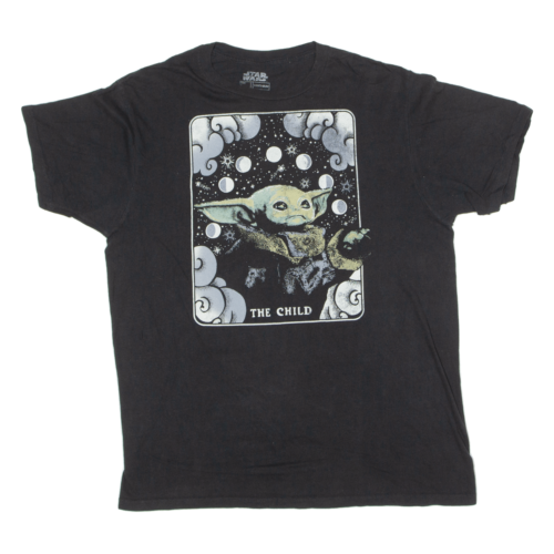 STAR WARS The Child Yoda Mens T-Shirt Black L - Picture 1 of 6