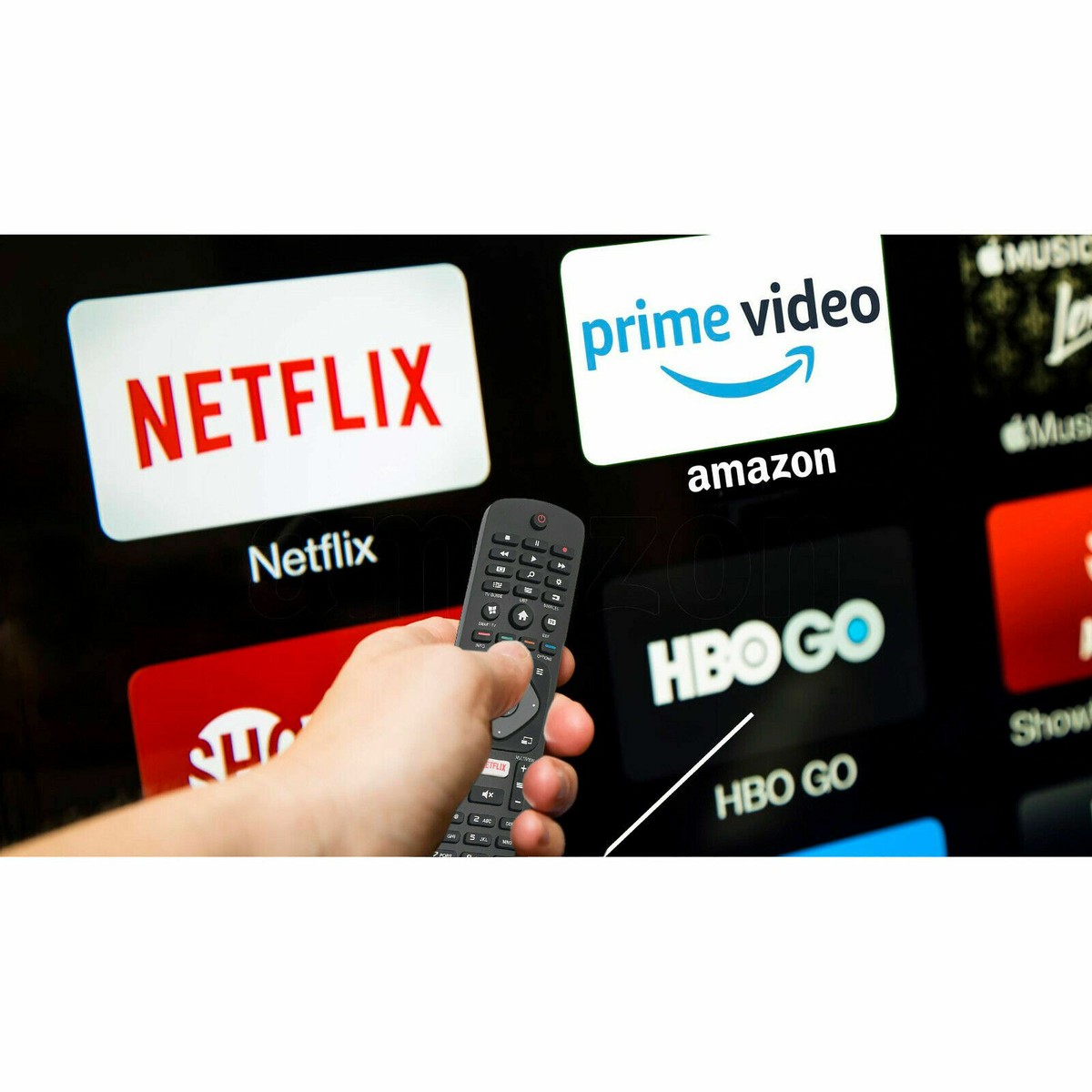 Telecomando Sostitutivo Per TV Phillip - Con Pulsanti Netflix, YouTube, Amazon Prime, Universale - Foto 8