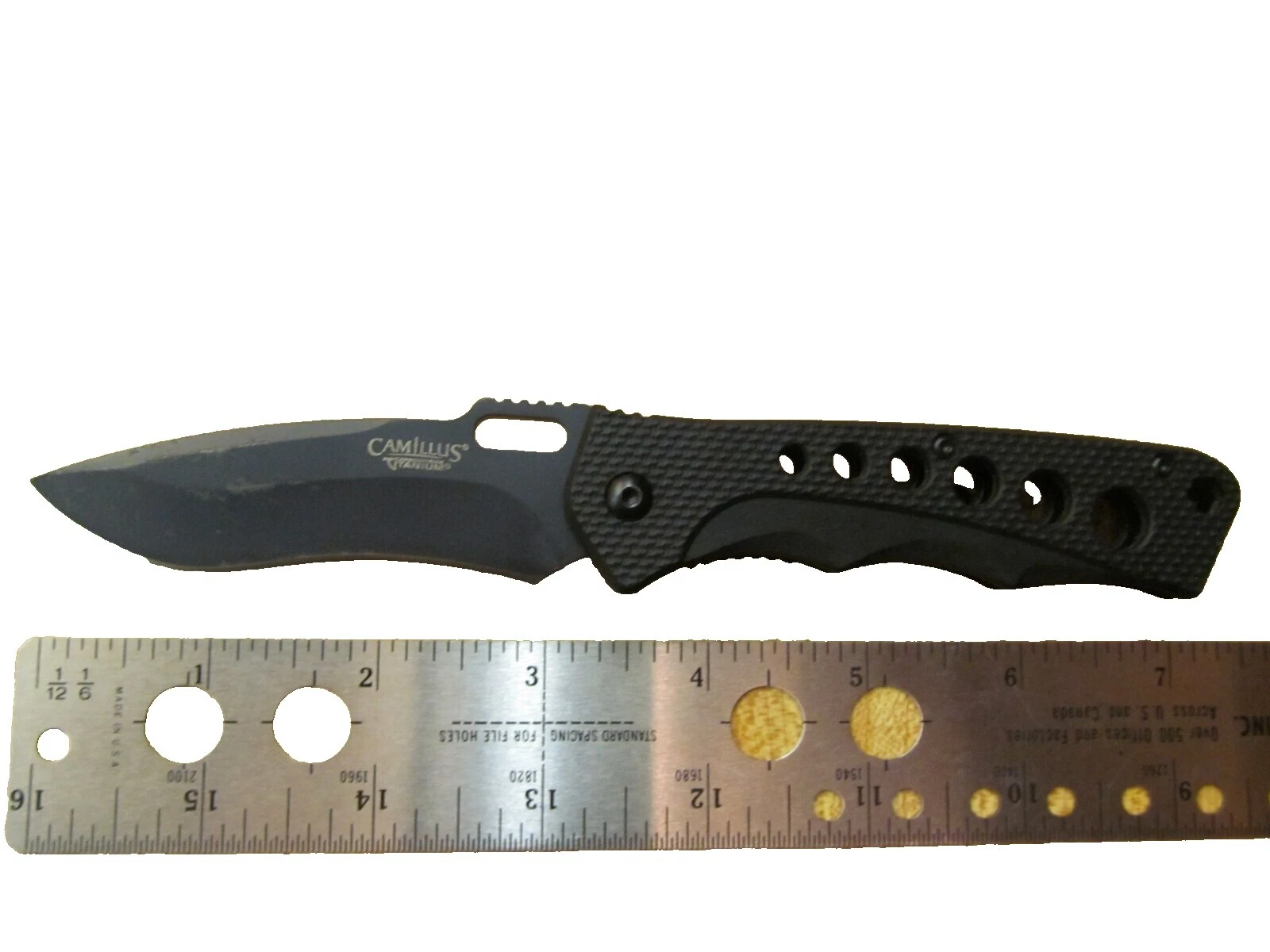 Mango de acero inoxidable Camillus cuchillos plegables modernos de colección