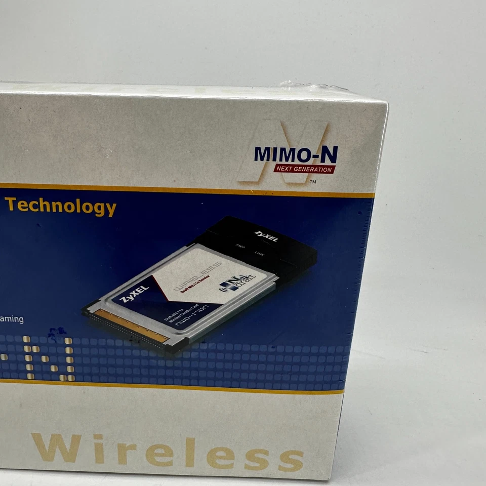 ZyXel NWD-170N Wireless EWC Draft 11n Cardbus Adapter 300 Mbps 802.11N - Image 4 of 4