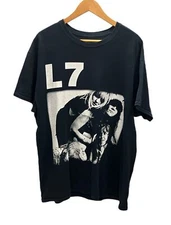 Reprinted L7 classic grunge band t-shirt, classic style unisex shirt QT416