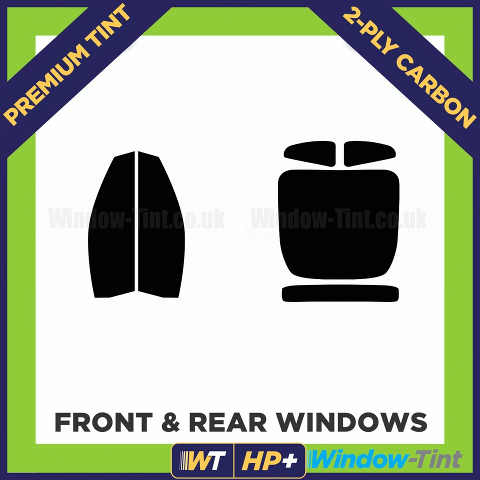 Tinte de ventana precortado de carbono Full Premium 2 capas HP+ para Honda CR-Z 2010+ Foto 2 de 4