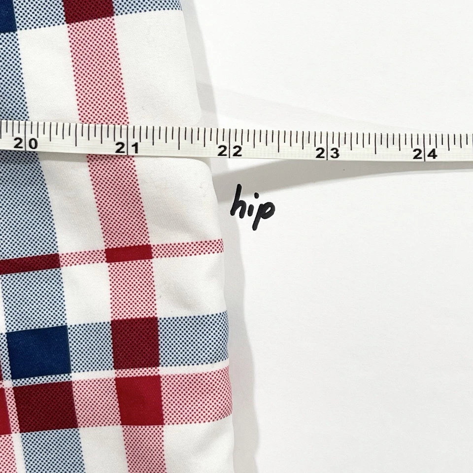 Pantalones cortos antiguos azul marino hombre talla XL blanco azul y rojo saucy Foto 4 de 4