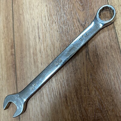 KD Tools 63324 Polished Finish 3/4'' Combination Wrench 12 Point Made in USA