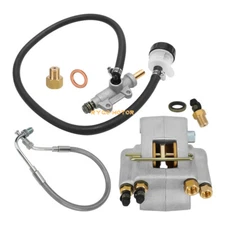 Rear Brake Caliper & Master Cylinder & Hose Line for Polaris Sportsman 500 400