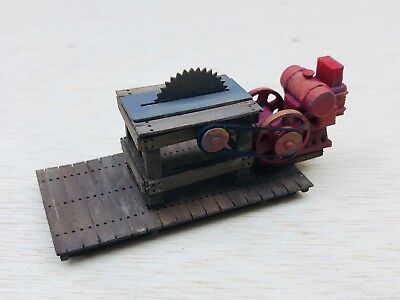 Gasoline Powered Table Saw O//On30 Scale 1:48 Custom Designed Model RR RTR