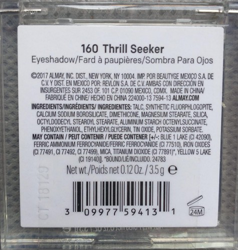 Pack of 2 Almay Eyeshadow Quad 160 Thrill Seeker, 0.12 oz New Eye Shadow - Picture 2 of 2