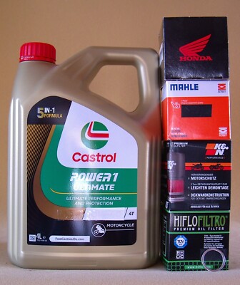 Castrol Power 1 Ultimate 10W40 Öl Ölfilter  HONDA VTR1000F Firestorm SC36 03-05