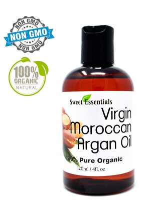Organic Unrefined Moroccan Argan Oil | 4oz | Imported From Morocco | 100% Pure
