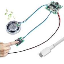 Sound Modul Tastensteuerung Programmierbar MP3 WAV Musik Player Platine 8MB 1 St