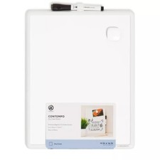 11"x14" Erase Board : Small Wall Mount Presentation Board, Steel Plastic