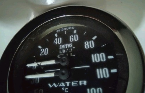 Smiths GD 1301/00 Dual Oil Pressure and Water Temperature Gauge - Classic Car - Picture 4 of 15