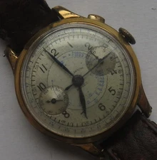 Chronograph Mulco mens wristwatch gold filled case load manual