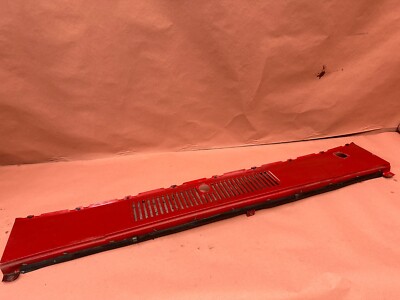 Volvo 740 GLE Turbo 760 Front Windshield Lower Cowl Panel Red OEM