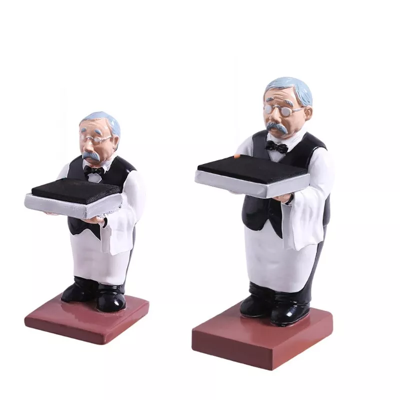 Old Butler Man Watch Stand Old Man Ring Stand Glasses Holder Watch