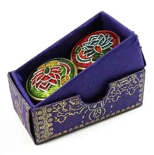 Lavender Natural Solid Perfume 2 Mini In Pack Brass Jar 4Gm Unisex Fragrance