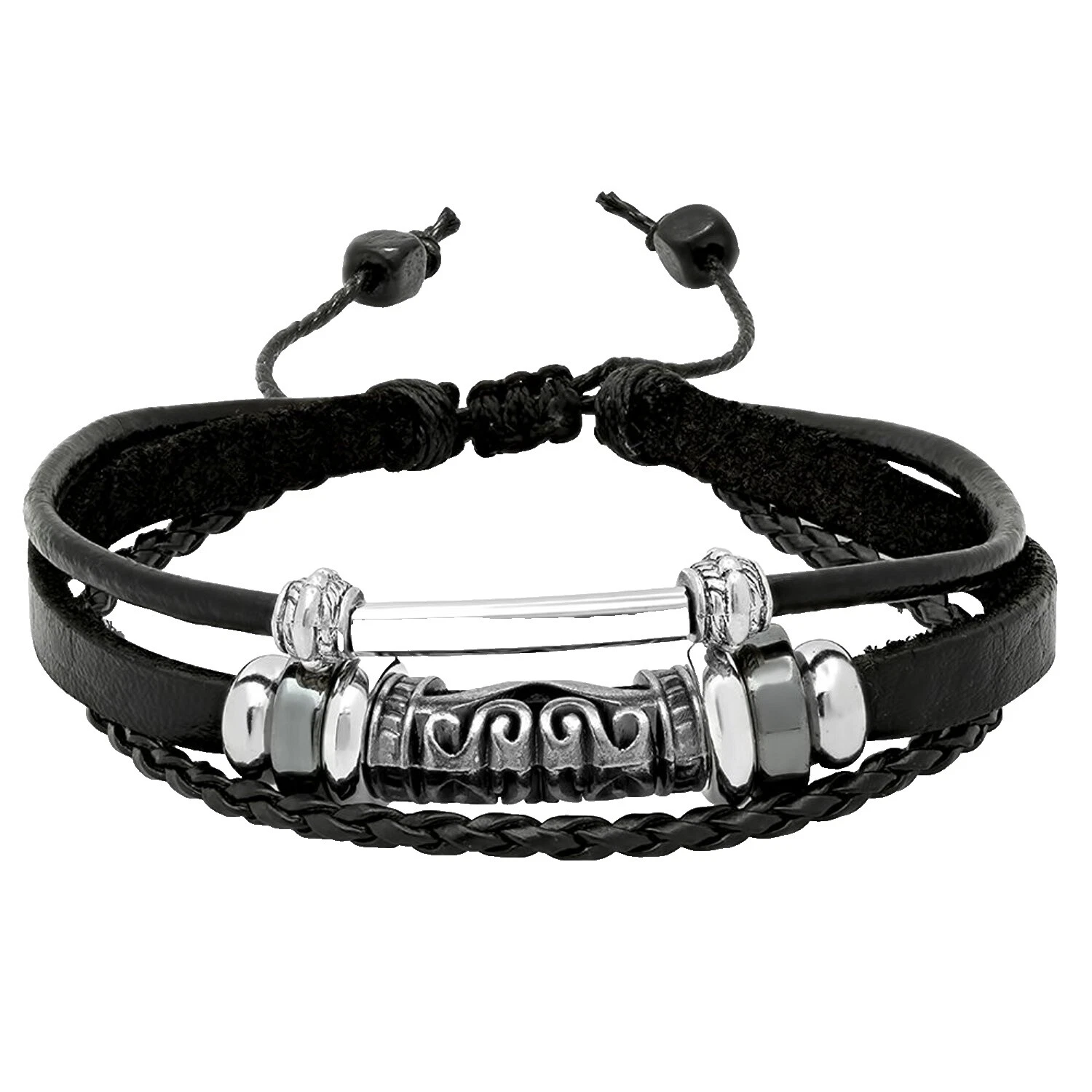Black Leather Fashion Jewelry