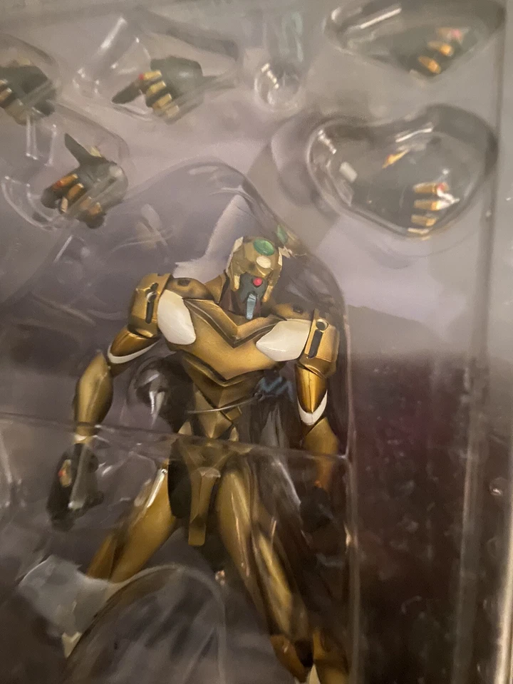 NEON GENESIS Evangelion Proto Tipo eva-00 Kaiyodo LIMITADO METÁLICO Dorado Nuevo Foto 2 de 4