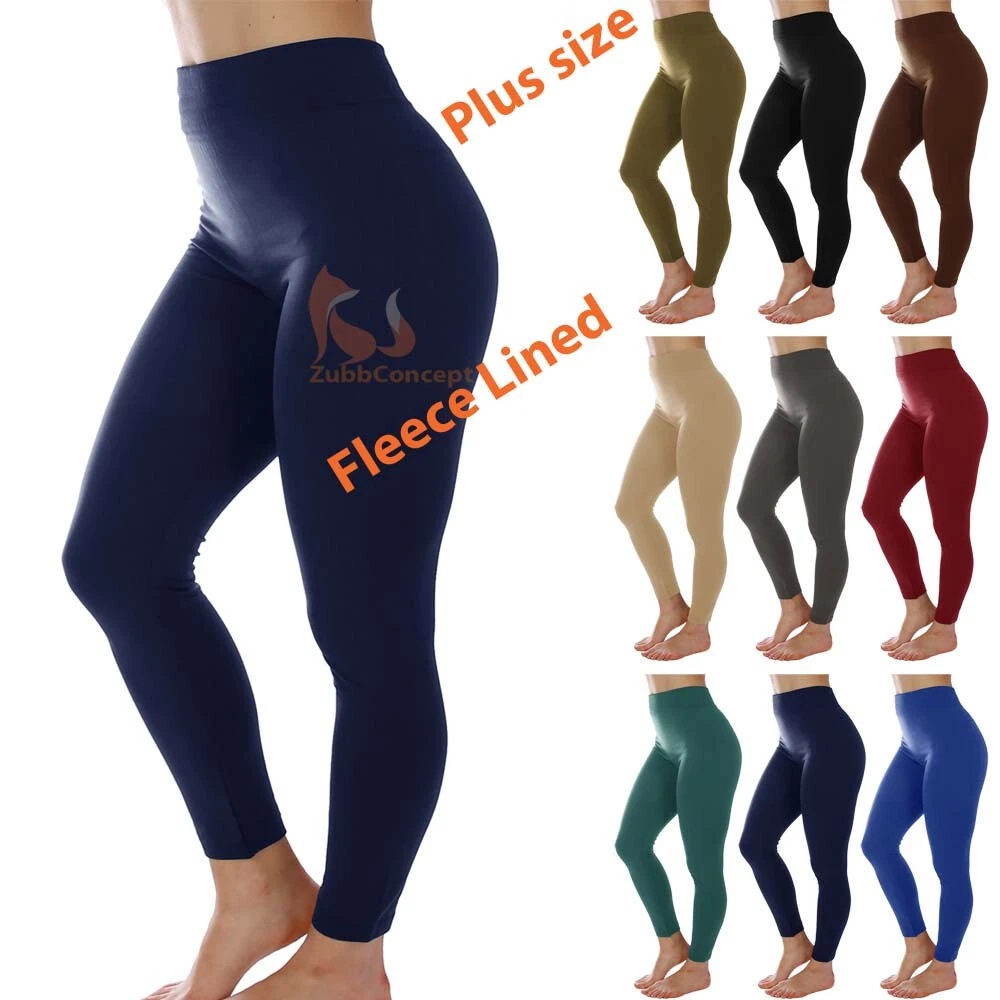 Women's Winter Warm Fleece Lined Full Length Legging Thermal Pants