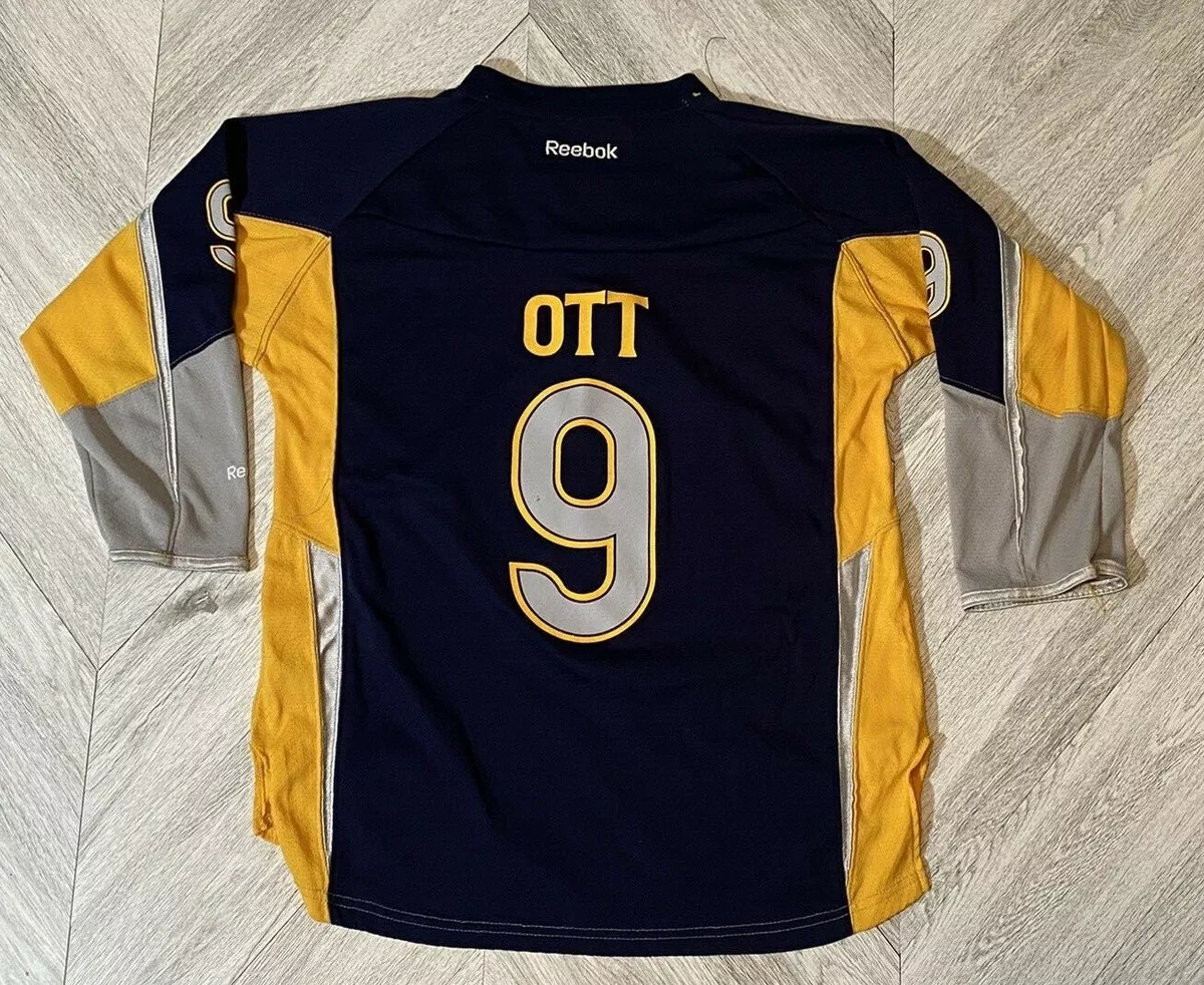 Reebok Buffalo Sabres Steve Ott Hockey Jersey - Youth L/XL Yellow