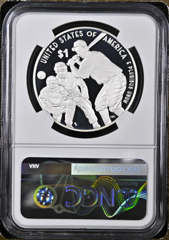 2022 p negro leagues baseball proof silver dollar 100th privy ngc pf69 uc fr - Image 2 of 4