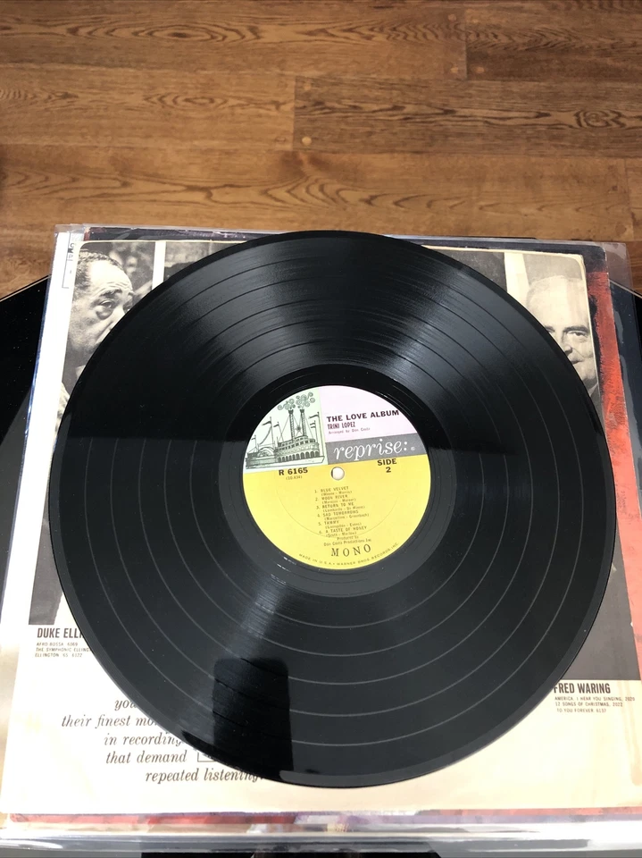 Mint- Trini Lopez The Love Album Reprise Records Mono LP - Image 4 of 4