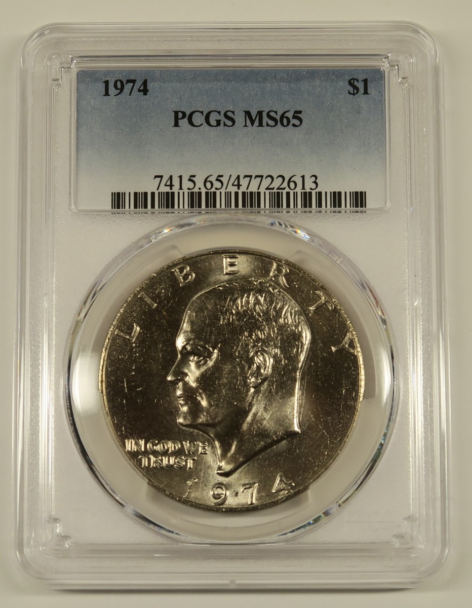 1974 Eisenhower Dollar PCGS MS65 Free Shipping | eBay