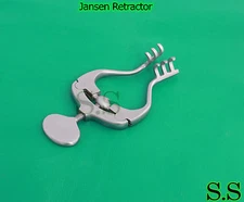 Jansen Retractor Blunt Teeth 3x3 Surgical Instruments