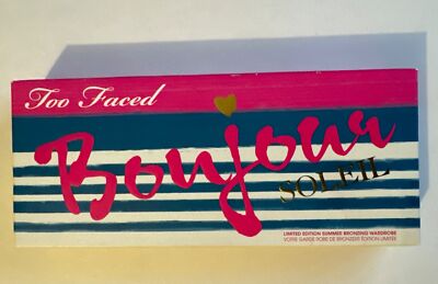 Too Faced Bonjour Soleil Limited Edition Summer Bronzing Wardrobe~RARE