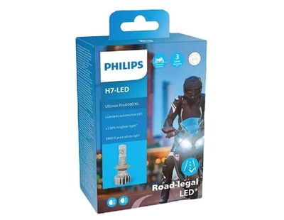 Motorrad H7 LED Lampe Pro 6000 Head Light - Bild 1 von 2