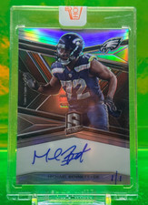 #1/1 AUTO 2016 Michael Bennett Honors Recollection SILVER REFRACTOR SEAHAWKS