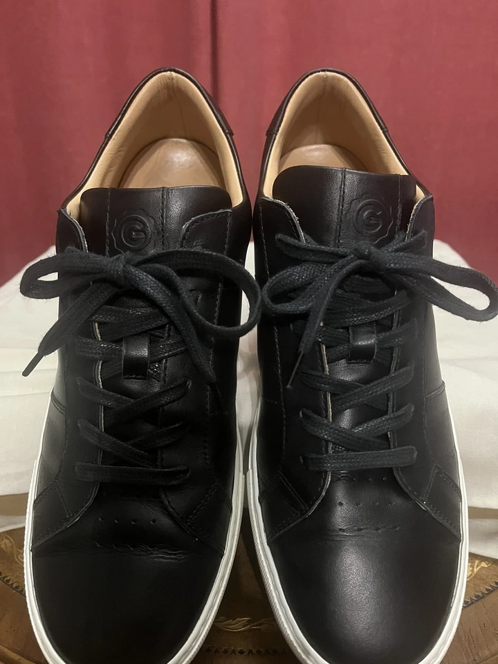Greats Brooklyn Royale Zapatos para Hombres Tenis de Cuero Negro para Hombres Talla 10.5 Foto 3 de 4