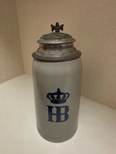 Hofbrauhaus HB Brewery Vintage German Beer Stein 1L