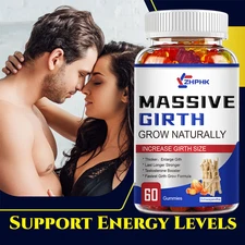 Male Enhancing Gummies for Energy, Stamina, Vitality, Strength & Endurance 60