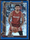 2025 Topps Holiday Basketball Blue Metallic Glitter Holiday Kel'el Ware #H59