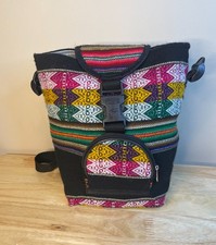 Boho Tribal Print Small Backpack / Crossbody Bag