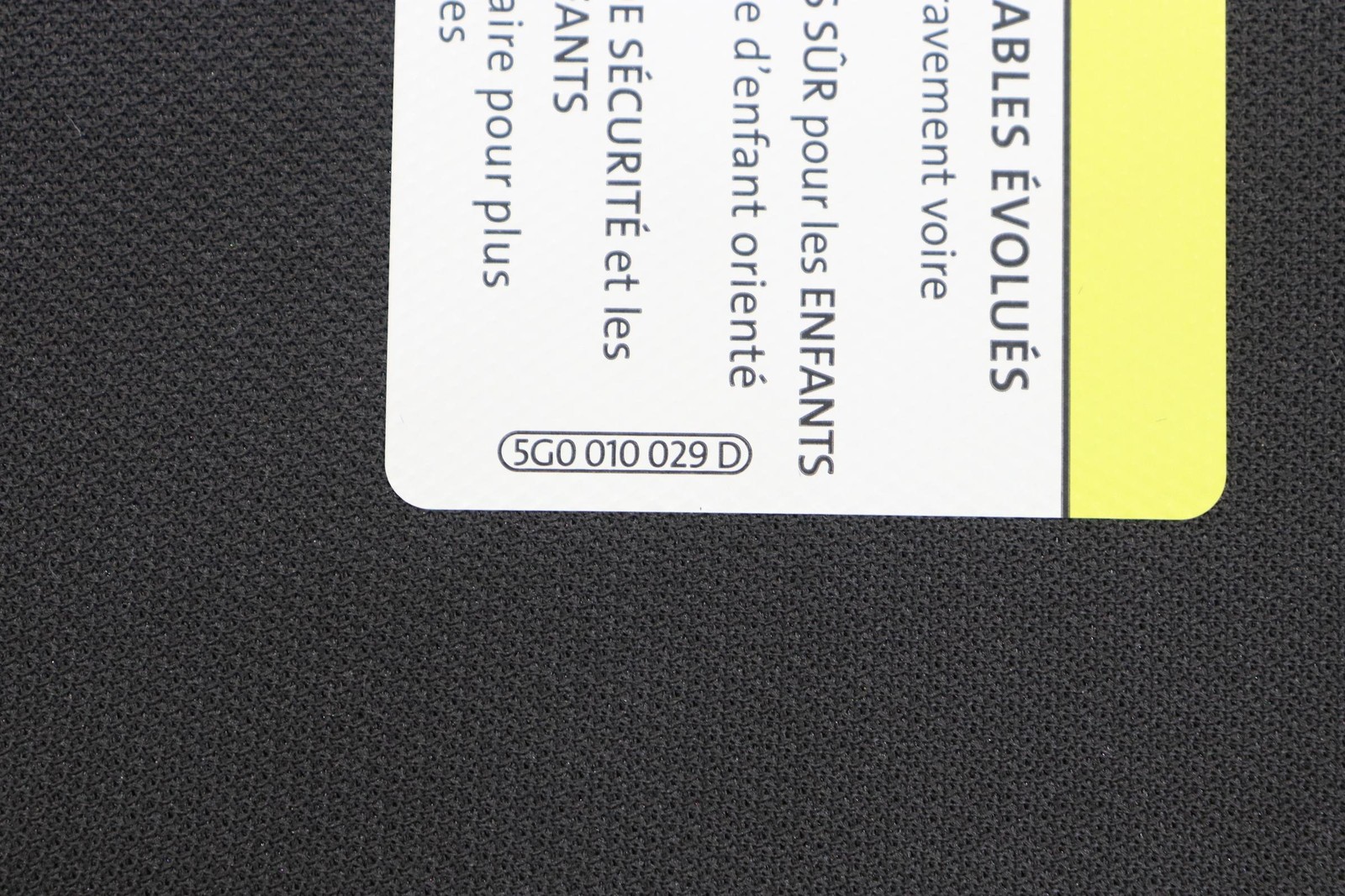 2023 - 2025 AUDI A6 FRONT RIGHT WINDSHIELD SUNVISOR OEM 5G0010029D TRIM_MN