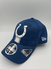 New Era Indianapolis Colts Sideline 9Forty Stretch Snapback Hat Blue NWT