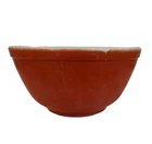 Vintage Pyrex Primary Color Red 402 1.5 Quart Mixing Bowl