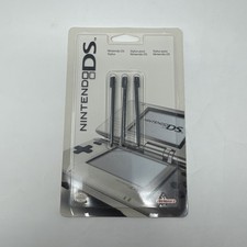Pack de 3 Stylets Nintendo DS Original OEM Première Édition Noir 2004