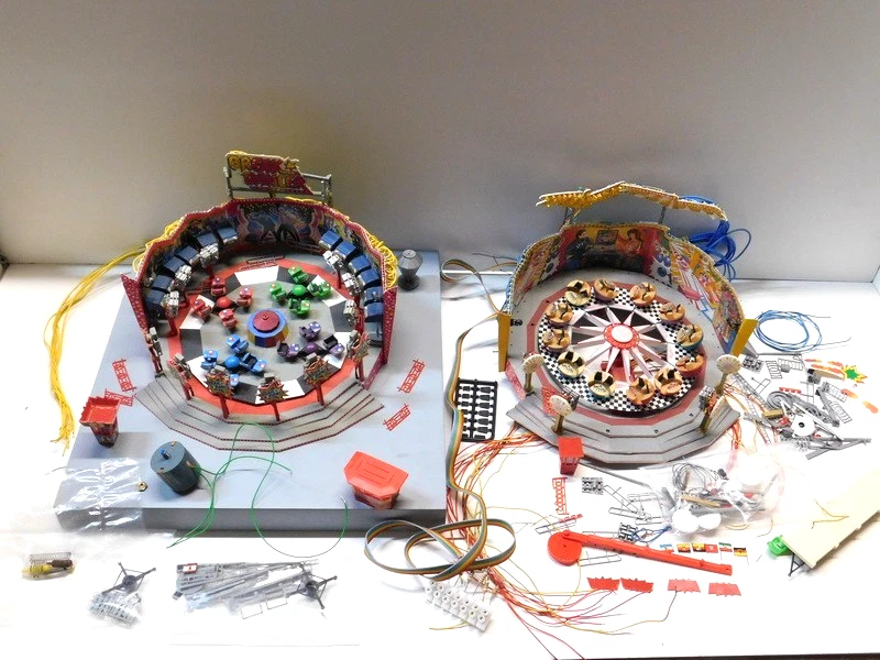 Faller H0 140461 Kirmes-Set Break Dance 439 Karusell Flipper 100te LED s elektr