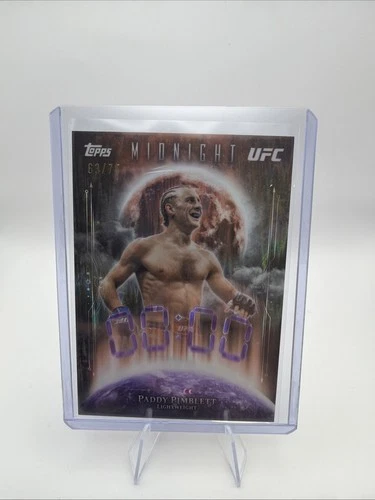 Topps 2026 Midnight UFC Paddy Pimblett Zero Hour Dusk /75 🔥Case hit!!🔥