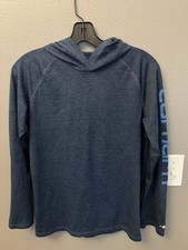 Carhartt Youth Size Large Athletic Long Sleeve Pullover Hoodie Blue