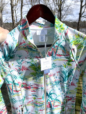 Sigrid Olsen Golf Tennis Zip Jacket UPF 50 Moisture Wicking Ladies Medium NWT