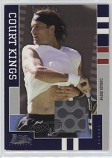 2005 Ace Authentic Signature Series Court Kings Relics 248/250 Carlos Moya 03j5