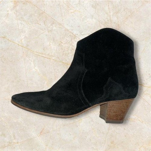 ISABEL MARANT ETOILE Suede Ankle Western Boots 24cm - Picture 3 of 9