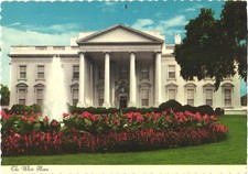 Washington D. C. The White House Home of the Presidents Vintage Postcard Washington D. C. The White House Home of the Presidents Vintage Postcard